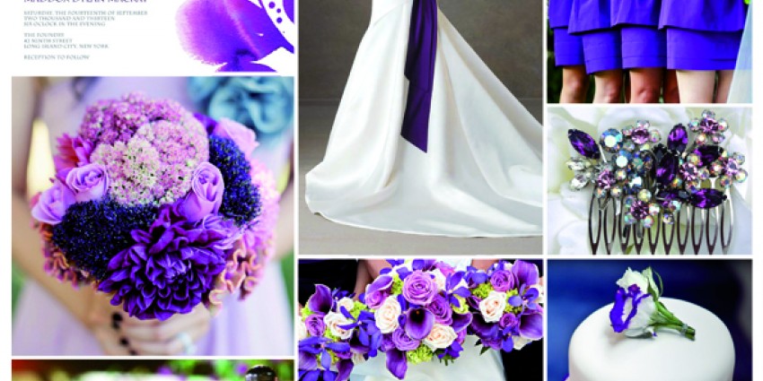 Inspiration Board #01 - Purple Wedding