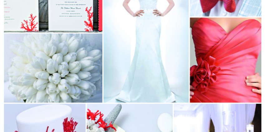 Inspiration Board #03 – Coral Red Wedding