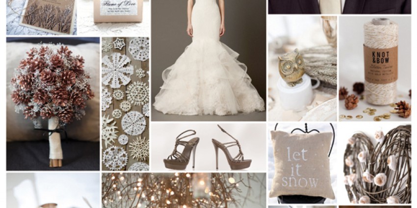 Inspiration Board #15 - Winter Wedding