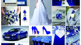 Inspiration Board #23 - Dazzling Blue Wedding