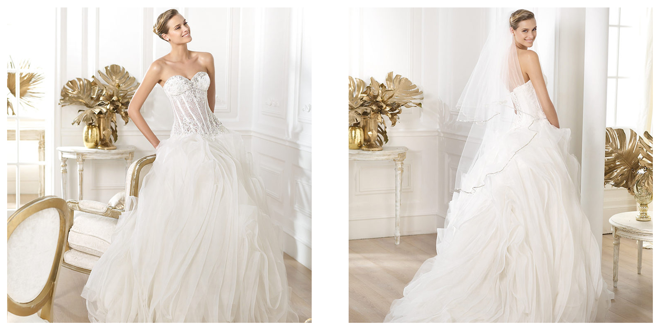 Abito da Sposa Stile Bustier
