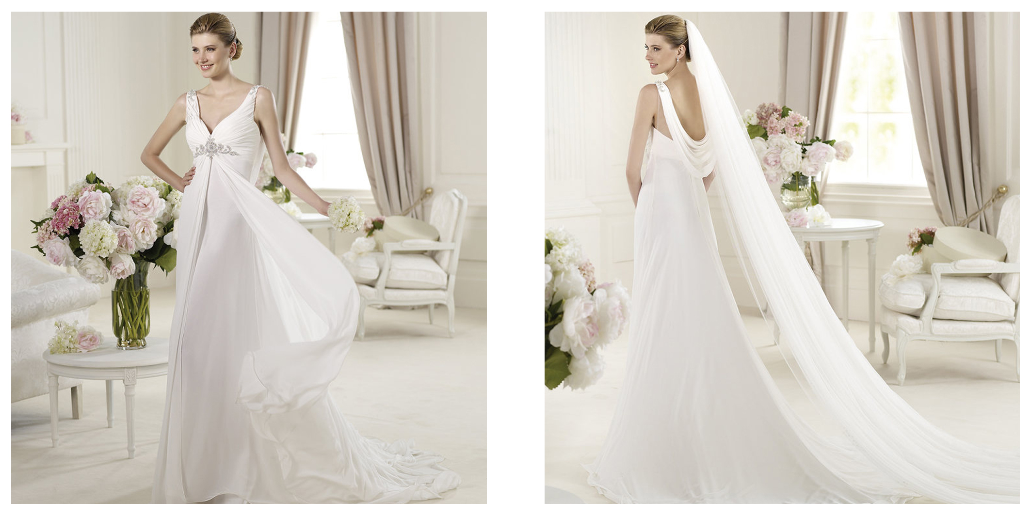 Vestito da sposa stile 800 2727