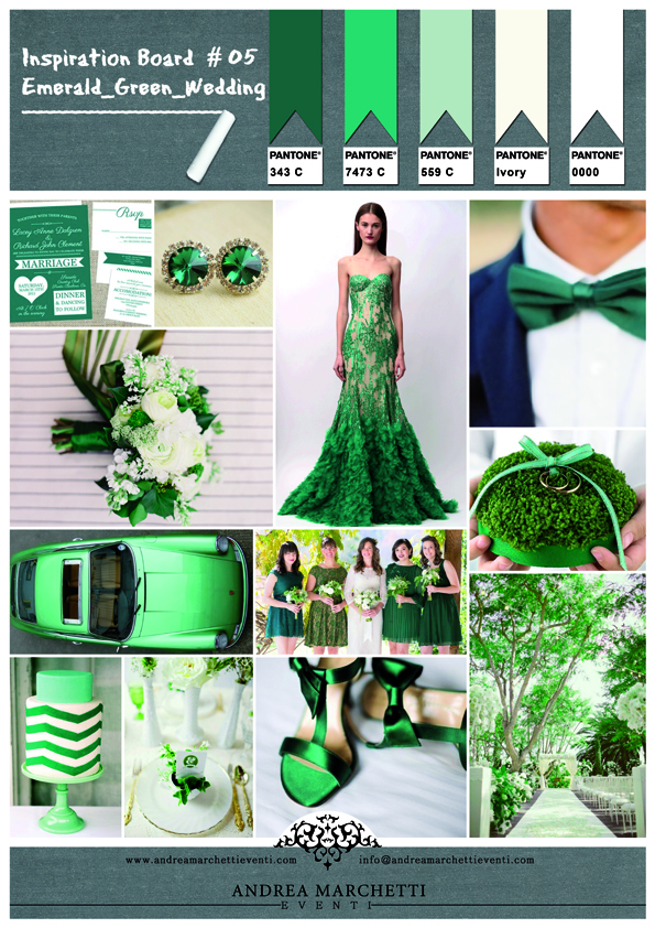 Emerald Green Wedding
