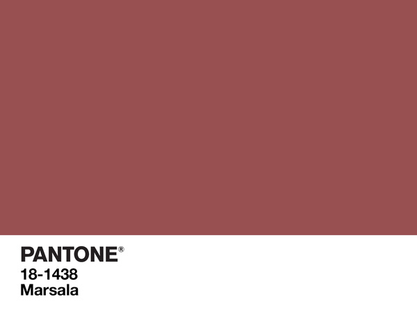 Marsala 18-1238 Pantone Color of the Year 2015