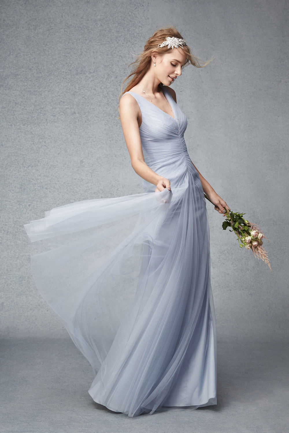 Monique Lhuillier bridesmaids dress abito damigella