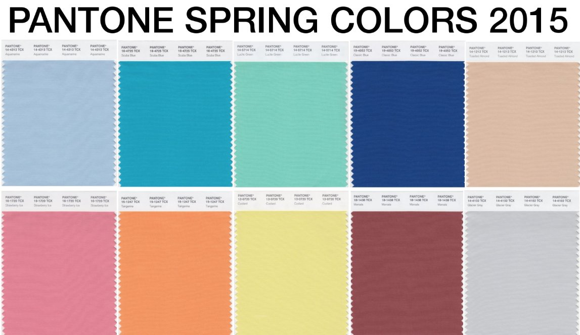 Colori Pantone Spring 2015