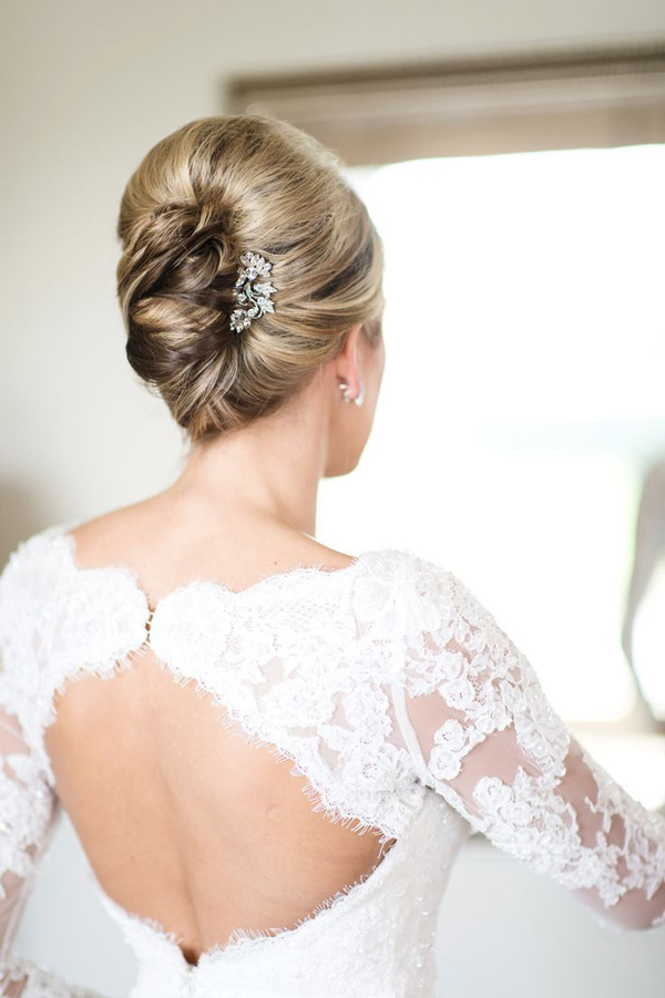 chignon sposa stile banana