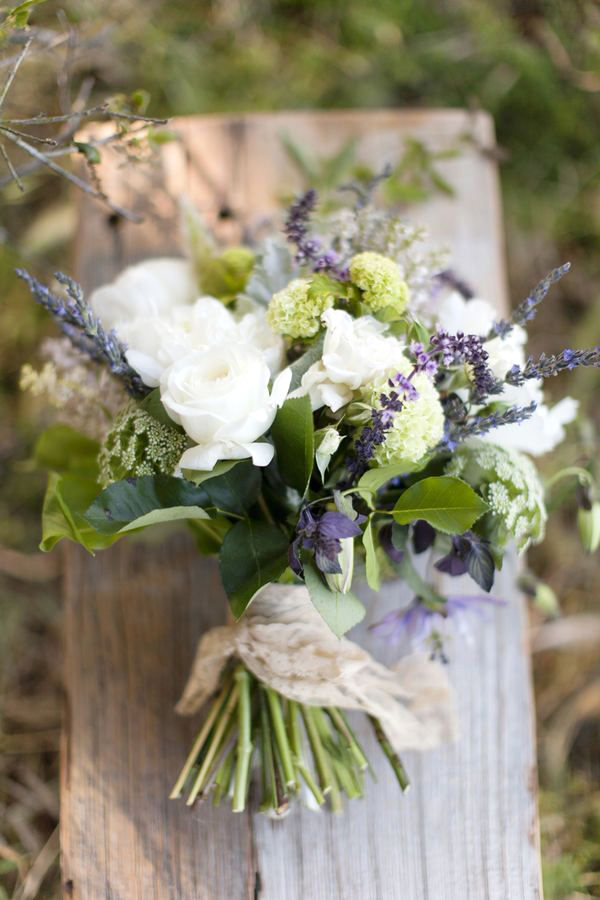 bouquet sposa matrimonio lavanda