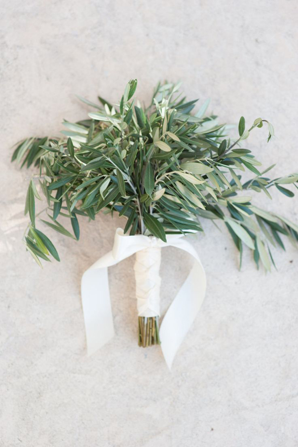 bouquet rami di olivo