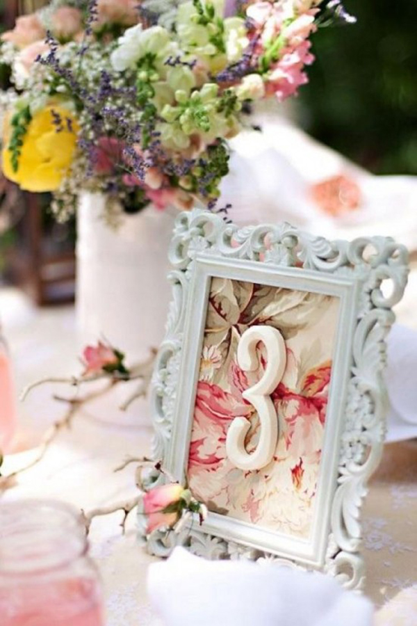 decorazione tavola shabby chic