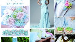 Inspiration Board #04 - Sky Blue Wedding