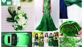 Inspiration Board #05 - Emerald Green Wedding