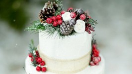 Winter Wedding Cake