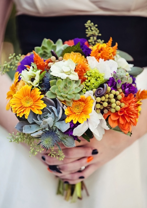 Halloween Wedding Bouquet