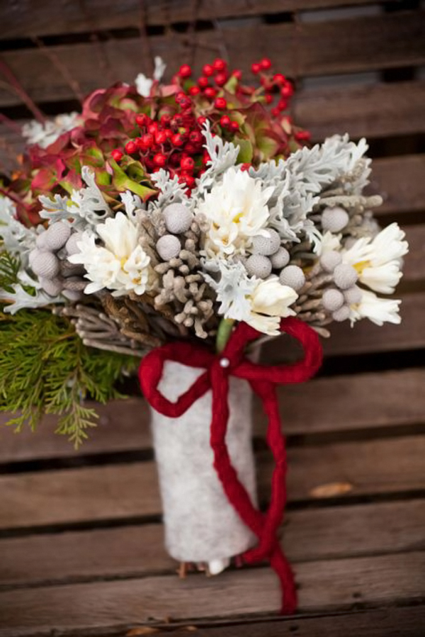 Christmas Wedding Bouquet