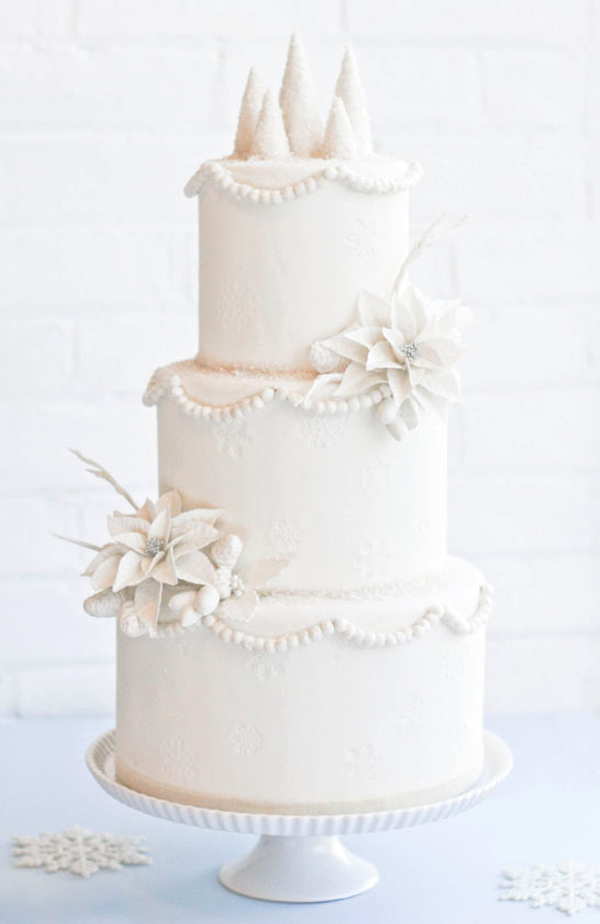 Winter Wedding Cake