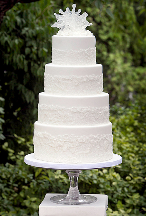 Winter Wedding Cake