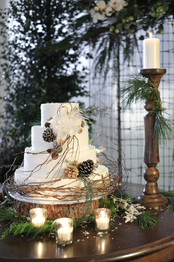 Winter Wedding Cake