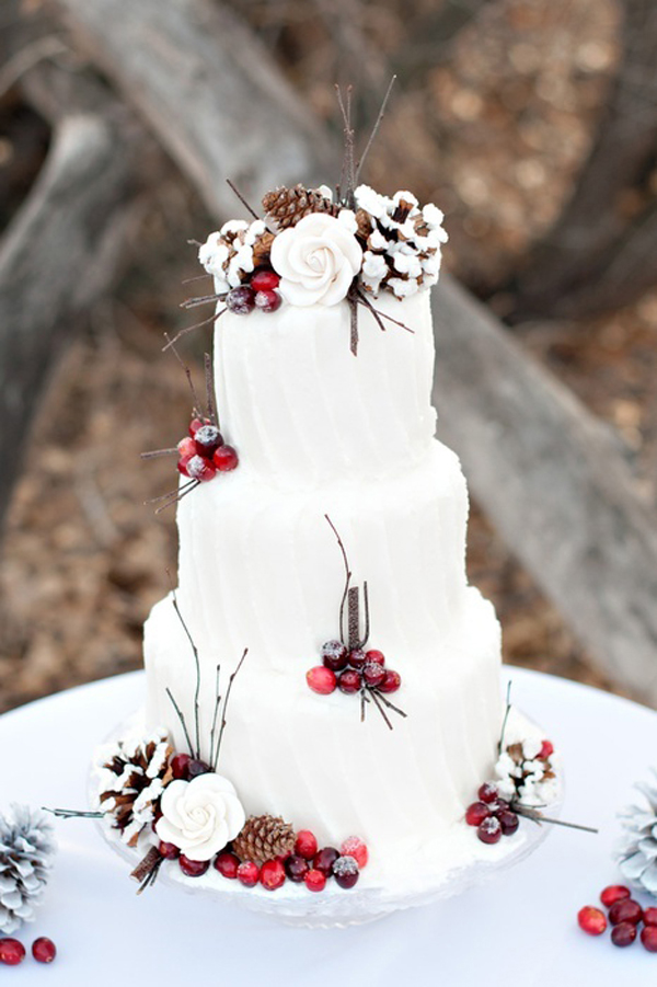Winter Wedding Cake