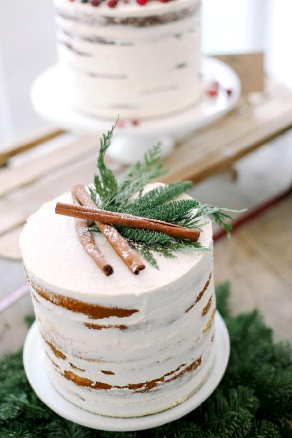 Winter Wedding Cake