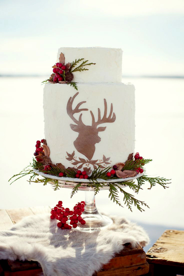 Winter Wedding Cake