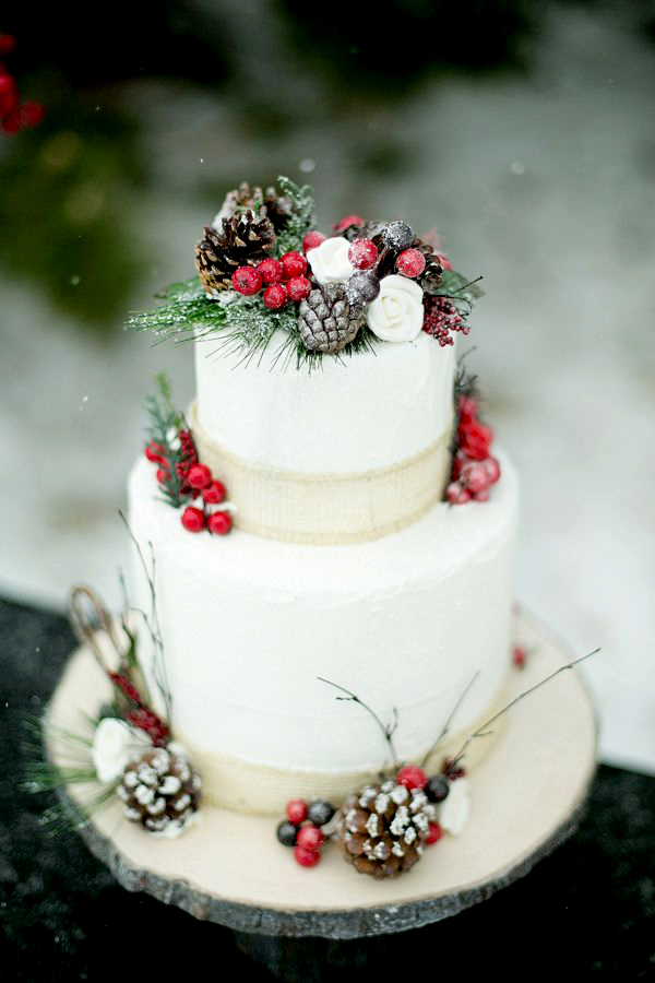 Winter Wedding Cake