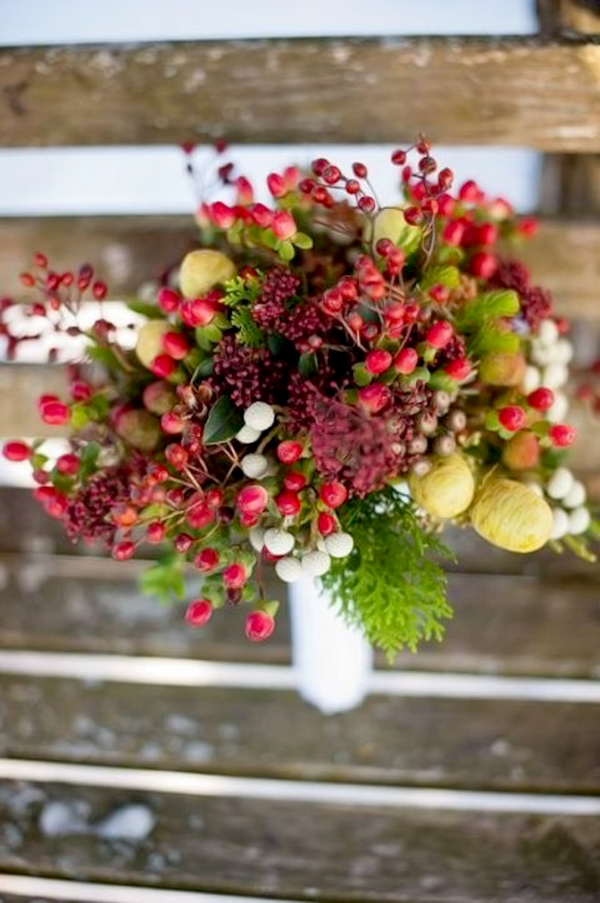 Christmas Wedding Bouquet