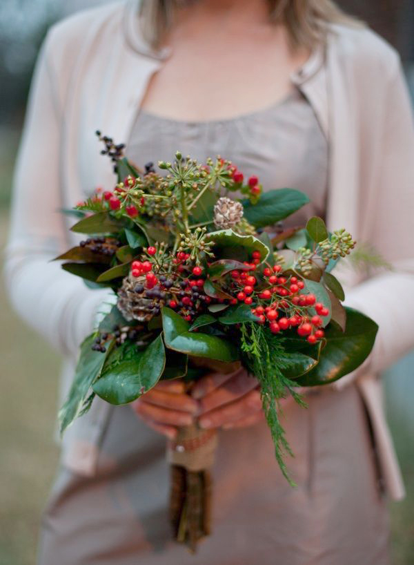 Christmas Wedding Bouquet