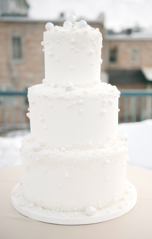 Winter Wedding Cake