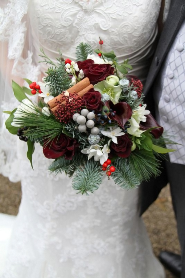 Christmas Wedding Bouquet