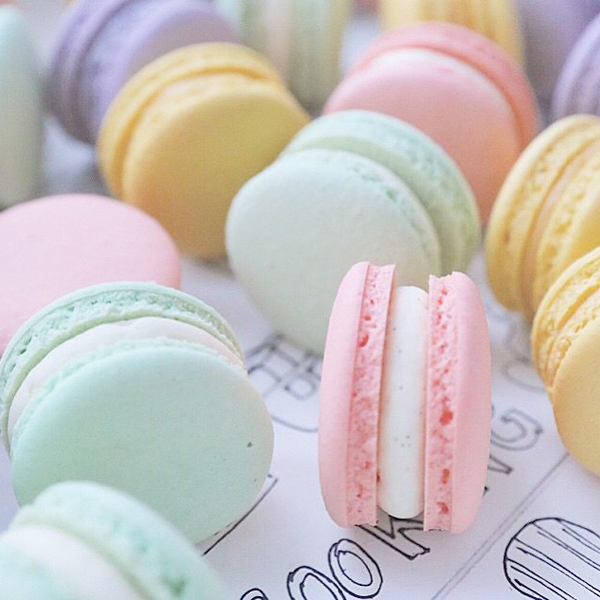 Macaron Ladurée colori pastello