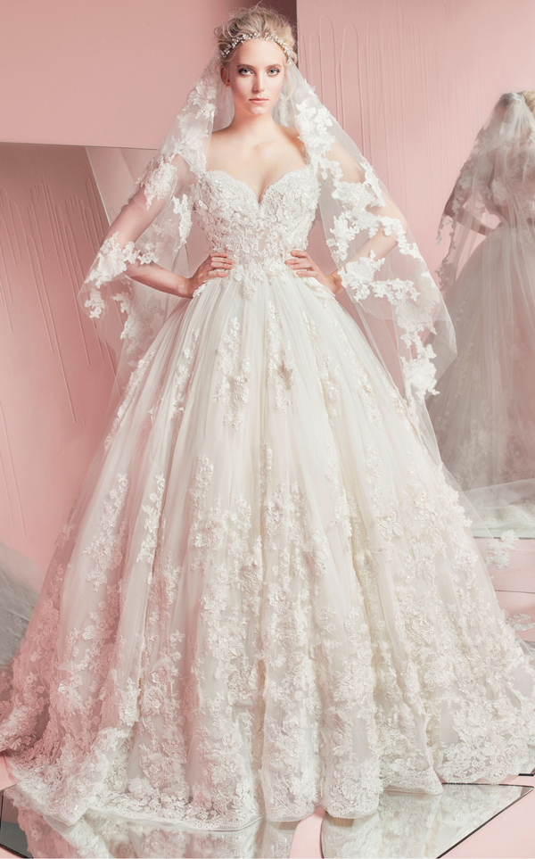 Modello Pam Zuhair Murad Sposa 2016