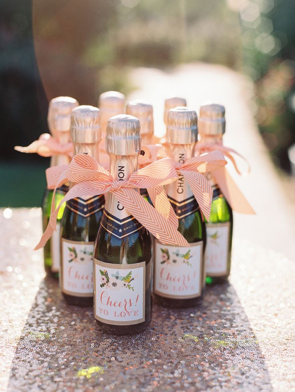 bomboniere champagne