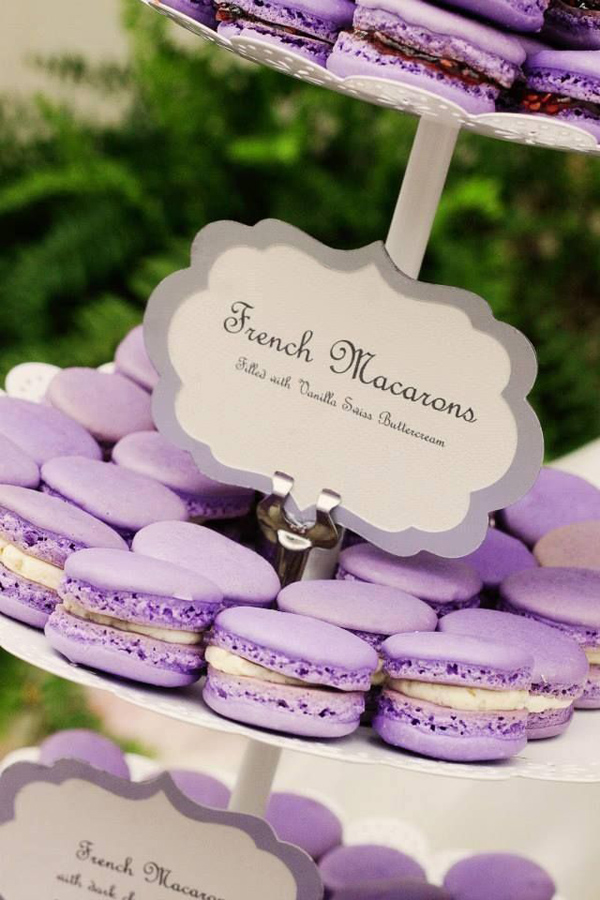 macarons lavanda