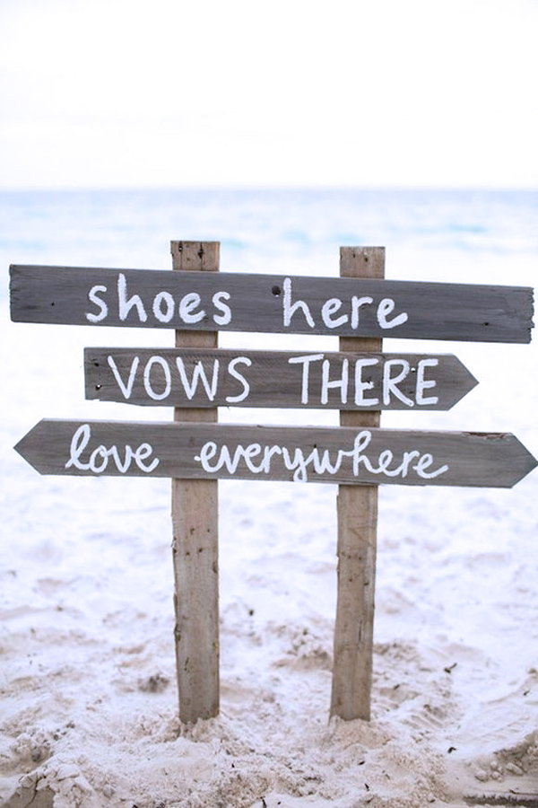 scarpe ospiti matrimonio spiaggia
