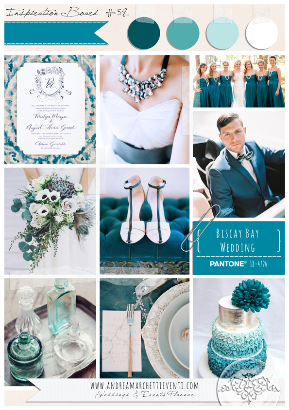 PANTONE Color Report Fall 2015 Biscay Bay Wedding