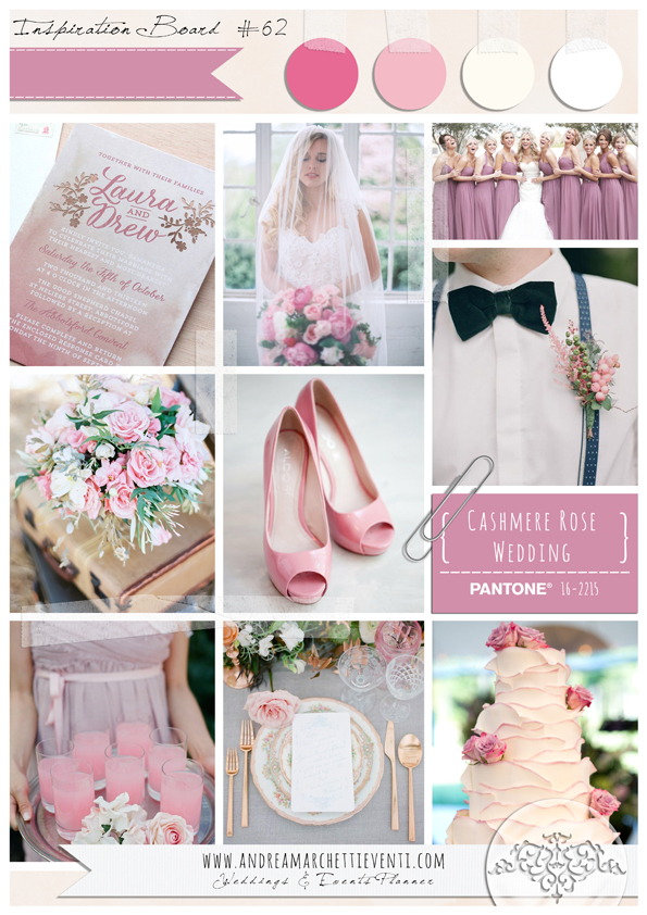 PANTONE Color Report Fall 2015 Cashmere Rose Wedding