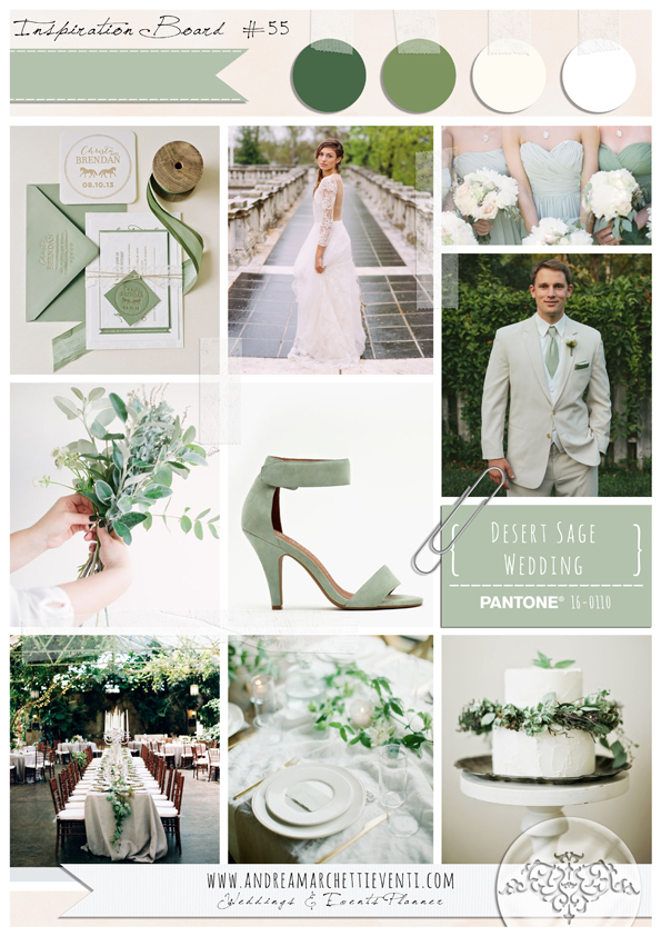 PANTONE Color Report Fall 2015 Desert Sage Wedding