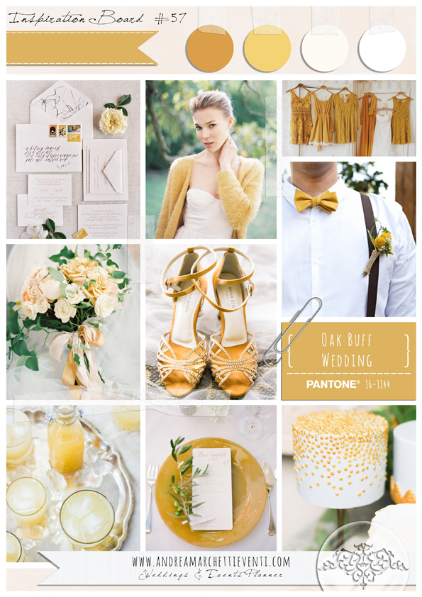 PANTONE Color Report Fall 2015 Oak Buff Wedding