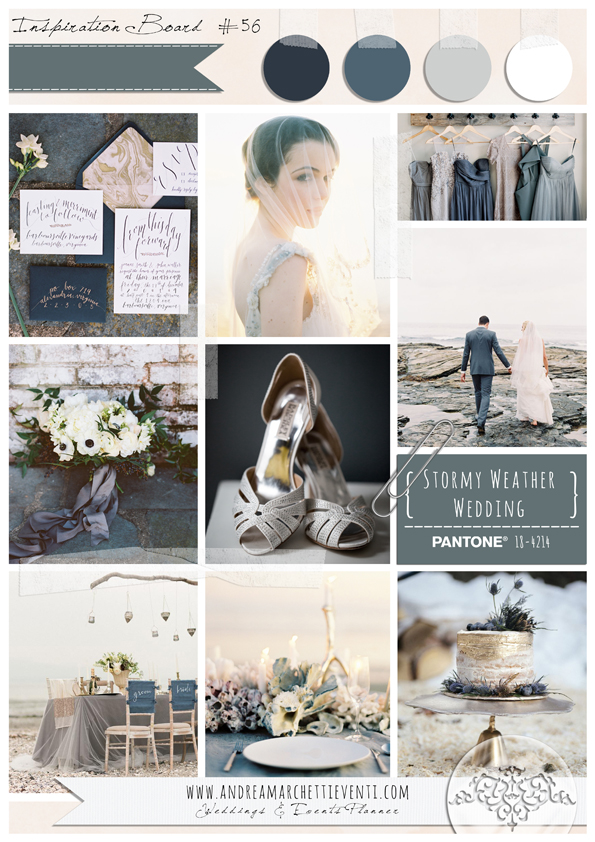 PANTONE Color Report Fall 2015 Stormy Weather Wedding