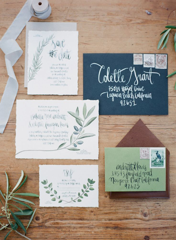 invito matrimonio stile mediterraneo 1
