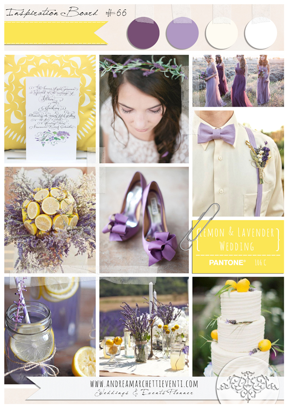 matrimonio limone e lavanda