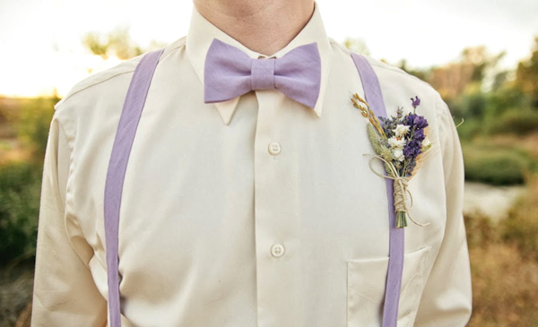 sposo matrimonio lavanda
