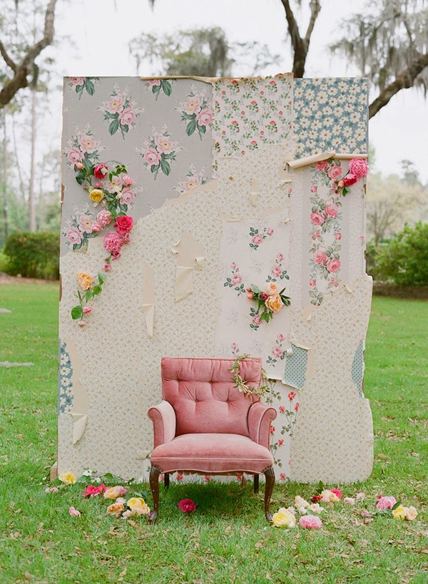 corner photo matrimonio shabby chic